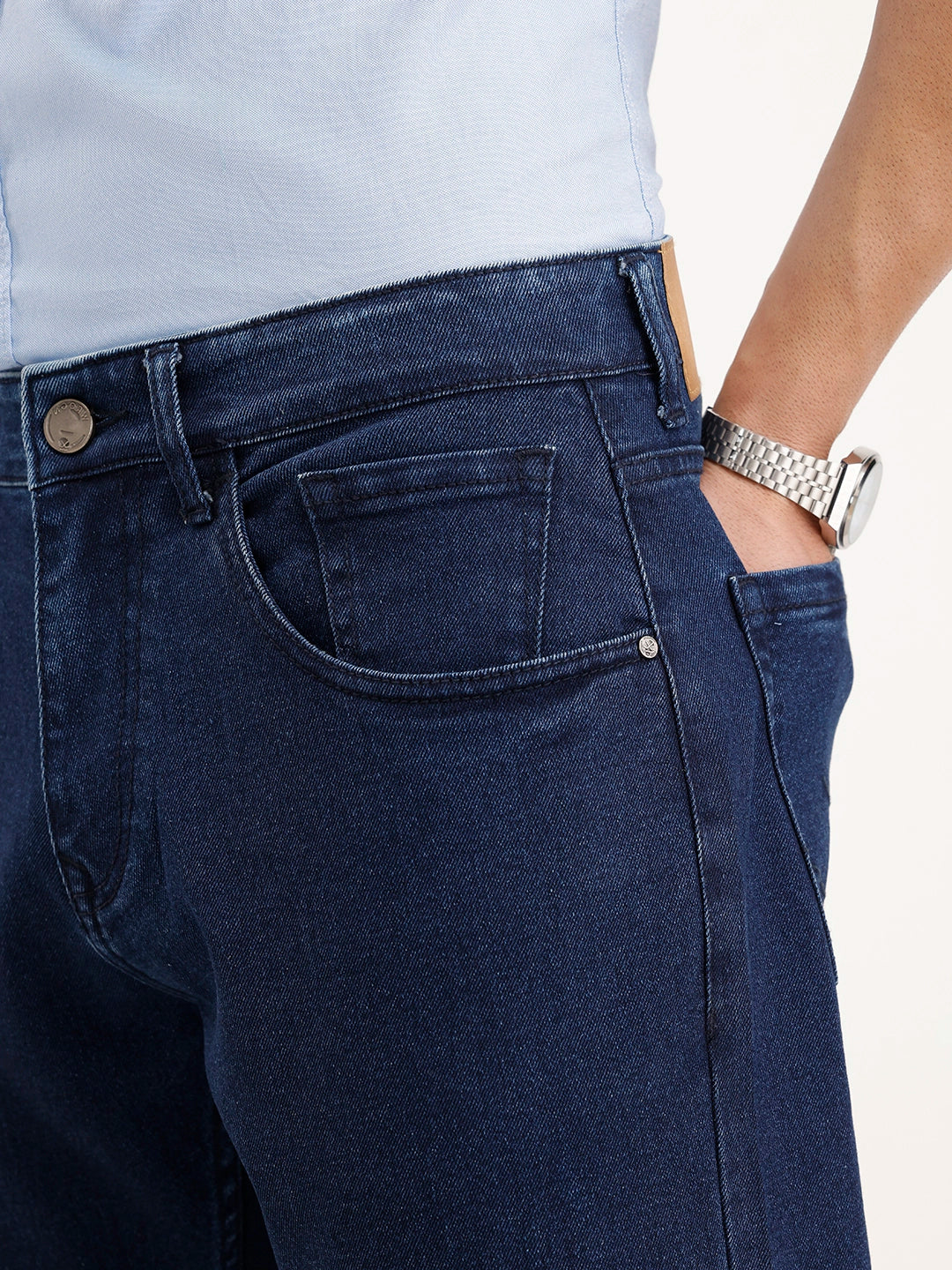 Relaxed Fit Denim Jeans | Dark Blue