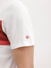Placement Printed Slim Fit T-Shirt | White