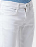 Sleek White Casual Jeans