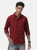 Fresh Maroon Solid Casual Shirt