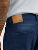 Faded Straight Fit Denim Jeans | Dark Blue