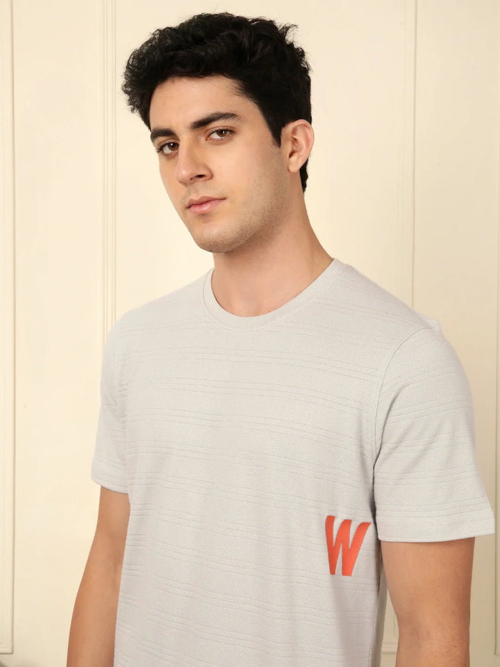 Drop Logo Grey T-Shirt