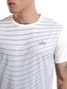 Classic White Striped Active T-Shirt