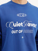 Regular Fit Placement Printed Sweatshirt | Blue | WSS02FSRE1033W