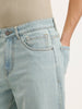 Loose Fit Denim Jeans | Light Blue