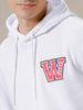 Wrogn Chest Print White Hoodie