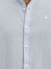 Solid Slim Fit Full Sleeve Shirt | Blue