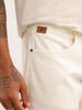 Solid Relaxed Fit Denim Jeans | Beige