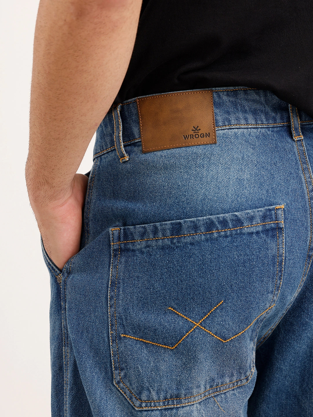 Loose FiT Cargo Denim Jeans | Blue