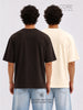 Core Basics Oversized Fit T-Shirt 2-Pack | Essential  | Brown/ Beige
