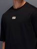 Solid Regular Fit T-Shirt   |  Black