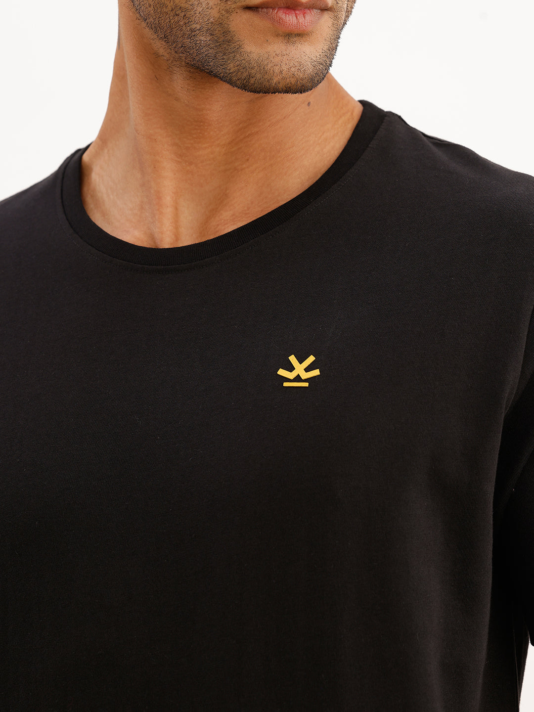 Solid Slim T-Shirt | Black