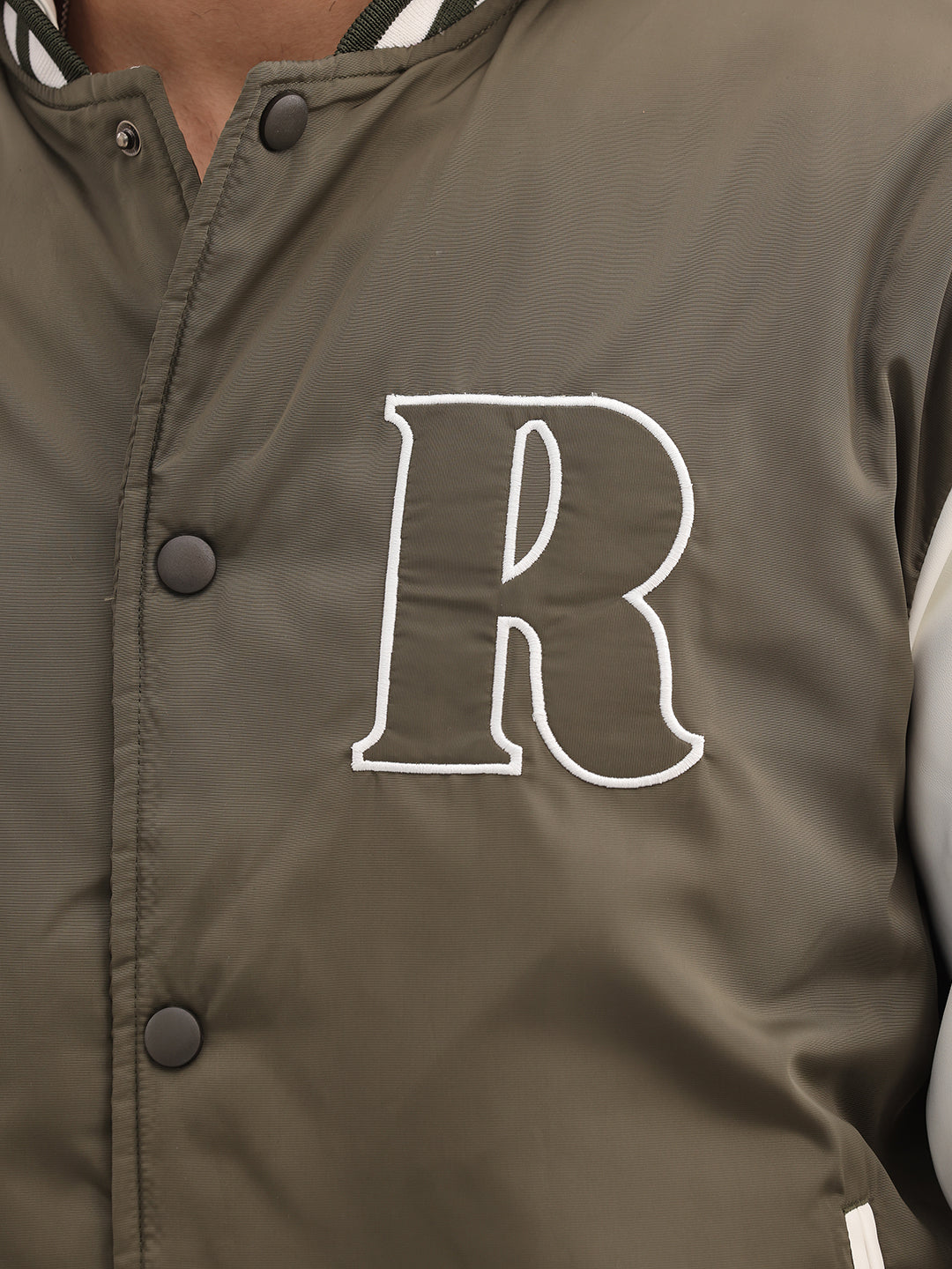 Classic Relaxed Fit Hooded Bomber Jacket | Olive