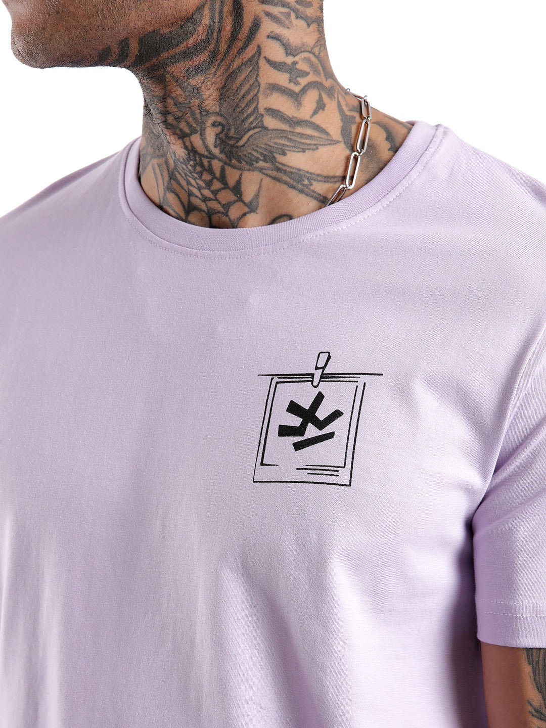 Wrogn Frame Purple T-Shirt