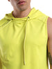 Knitted Lime Hooded T-Shirt