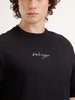 Oversized Back Printed T-Shirt | Black