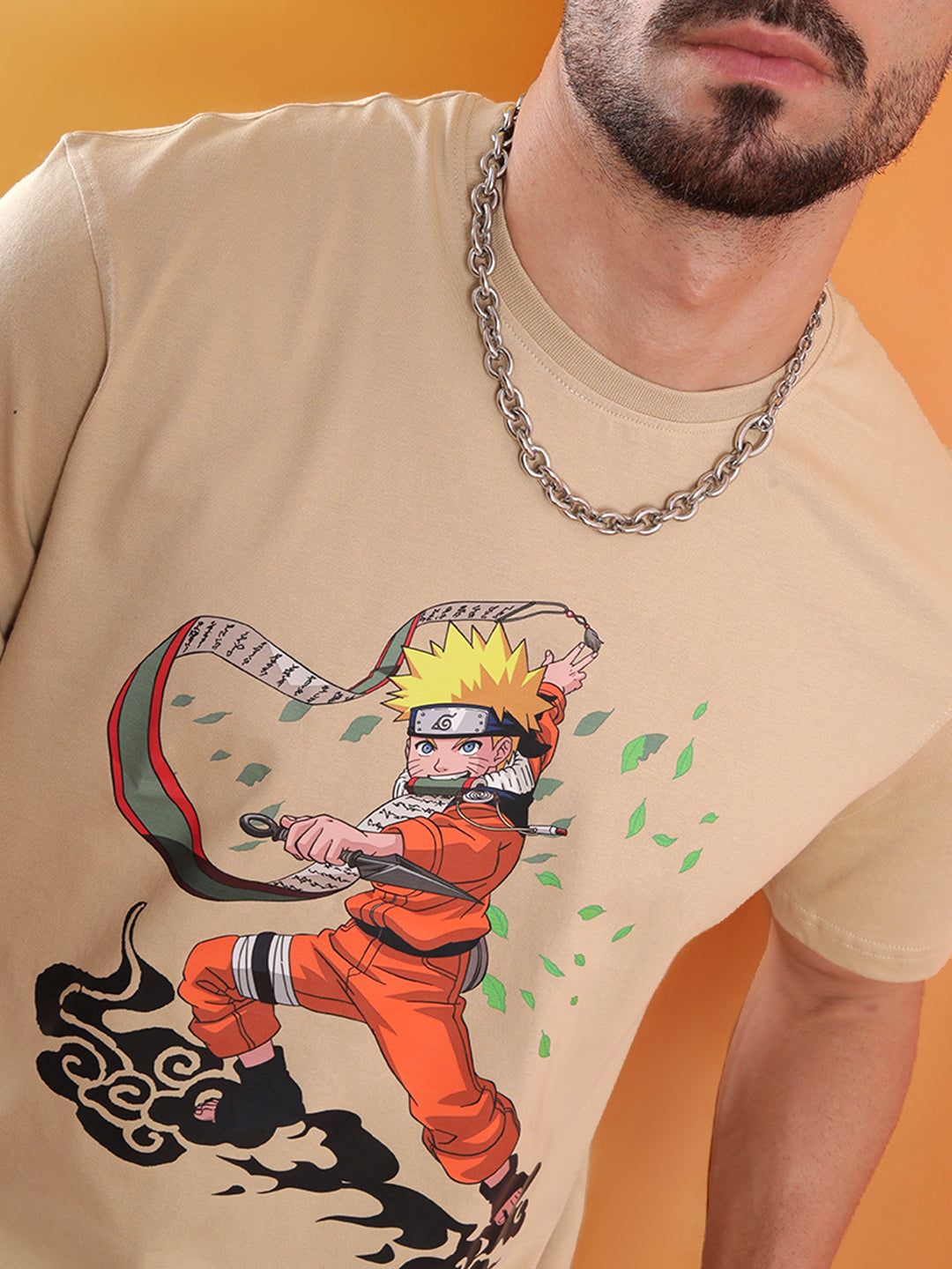 Summoning Scroll Beige Naruto T-Shirt