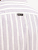 Regular Fit Striped Full Sleeve Shirt | Purple
