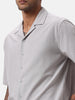 Fine Grey Resort Collar Shirt