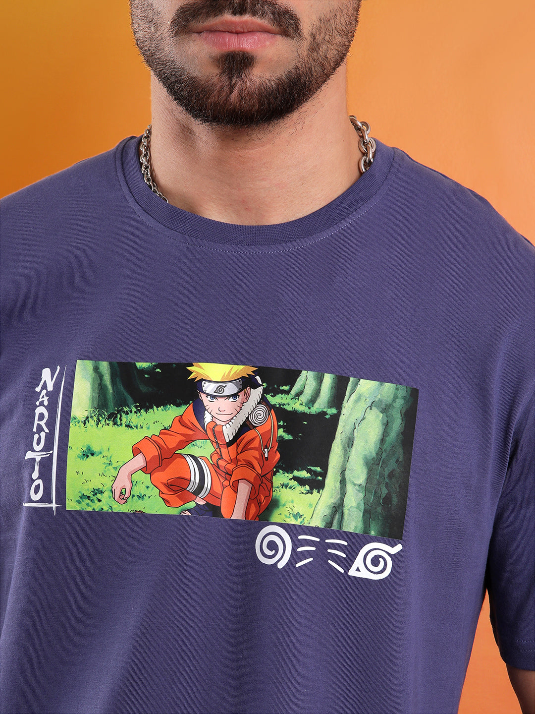 Violet Printed Naruto T-Shirt