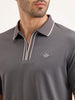 Slim Fit Tipping Collar T-Shirt | Dark Grey