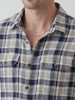 Slim Fit Checkered Shirt | Blue