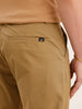 Straight Fit Solid Trouser | Khaki