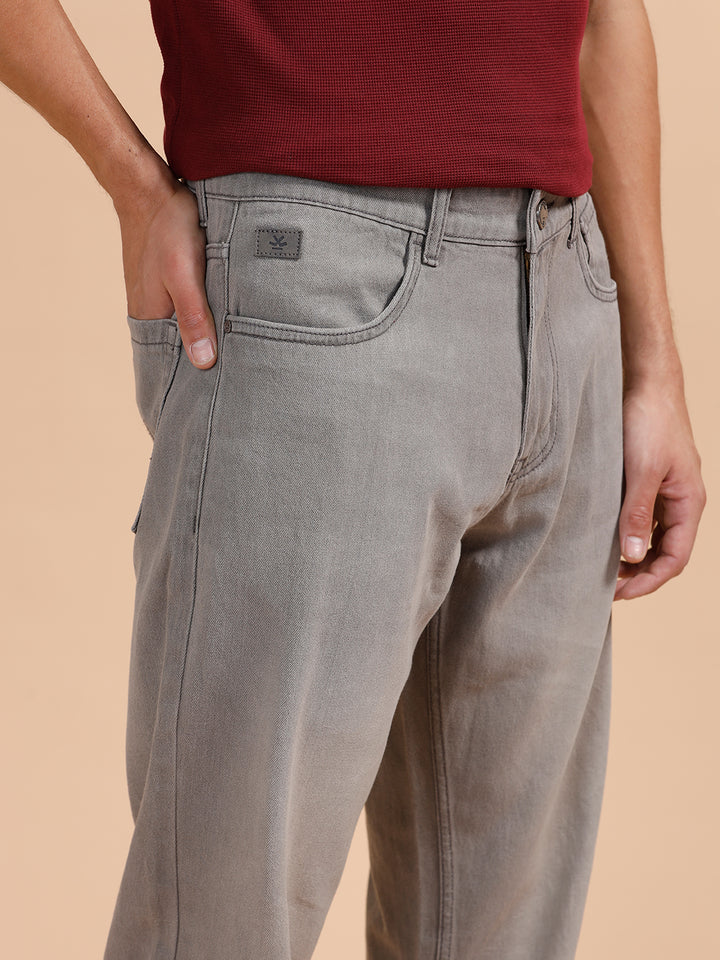 Heavy Fade Anti Fit Jeans| Grey