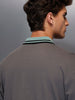 Classic Long Sleeve Polo T-Shirt   |  Grey
