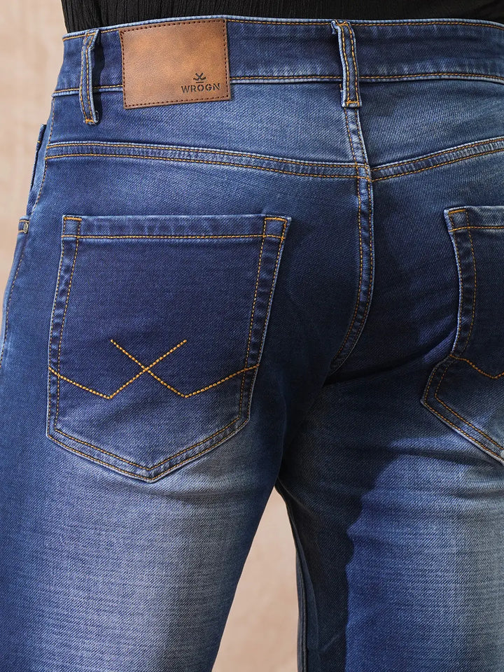 High Fade Skinny Crop Jeans | Blue