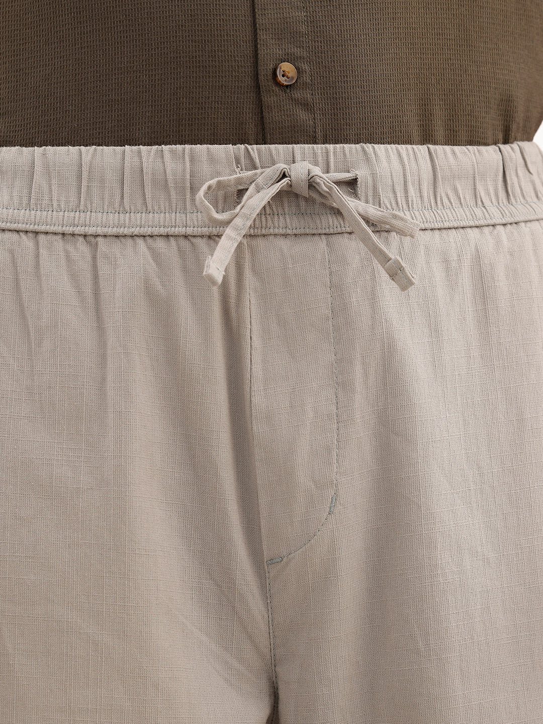 Solid Loose Fit Trouser | Grey