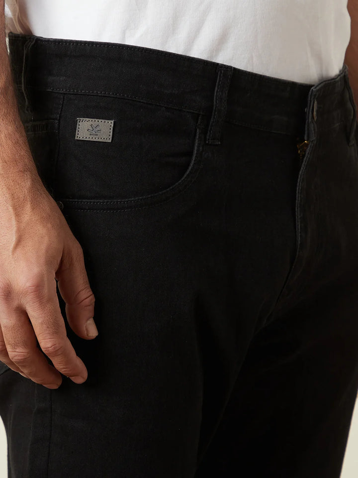 Casual Skinny Crop Jeans | Black