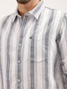 Classic Slim Fit Striped Shirt | White