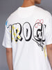 Printed oversized T-shirt | White