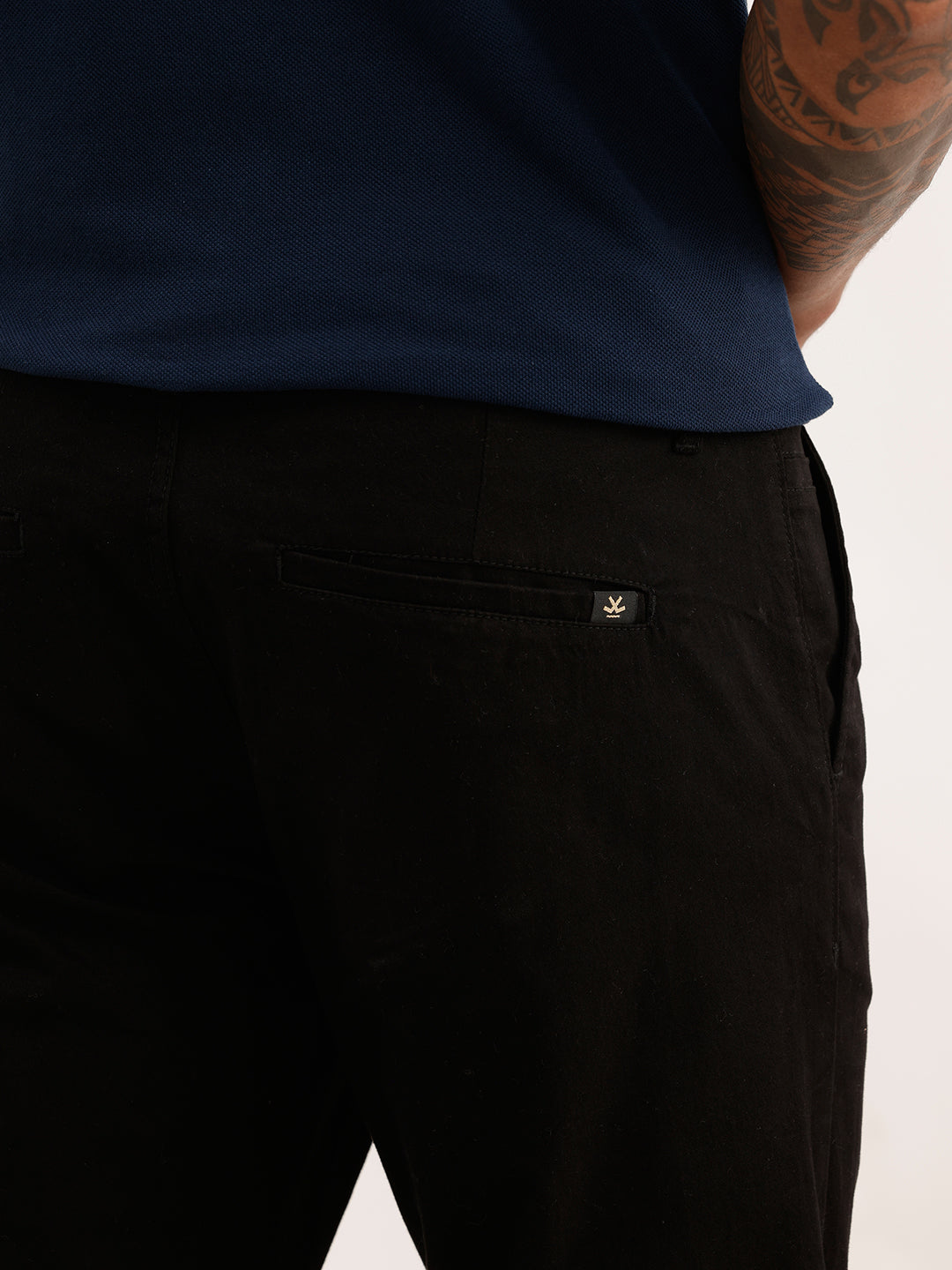 Classic Slim Fit Solid Trouser | Black | WTR0100SL5056M