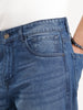 Loose Fit Denim Jeans | Light Blue