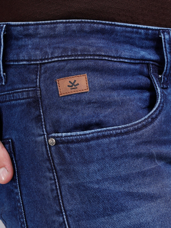 Men's Casual Straight Fit Jeans | Dark Stone