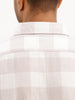 Classic Slim Fit Checkered Shirt | White