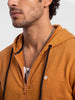 Solid Zipper Hooded Sweatshirt | Orange | WNSS0609