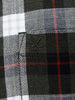 Regular Fit Checkered Shirt | Black
