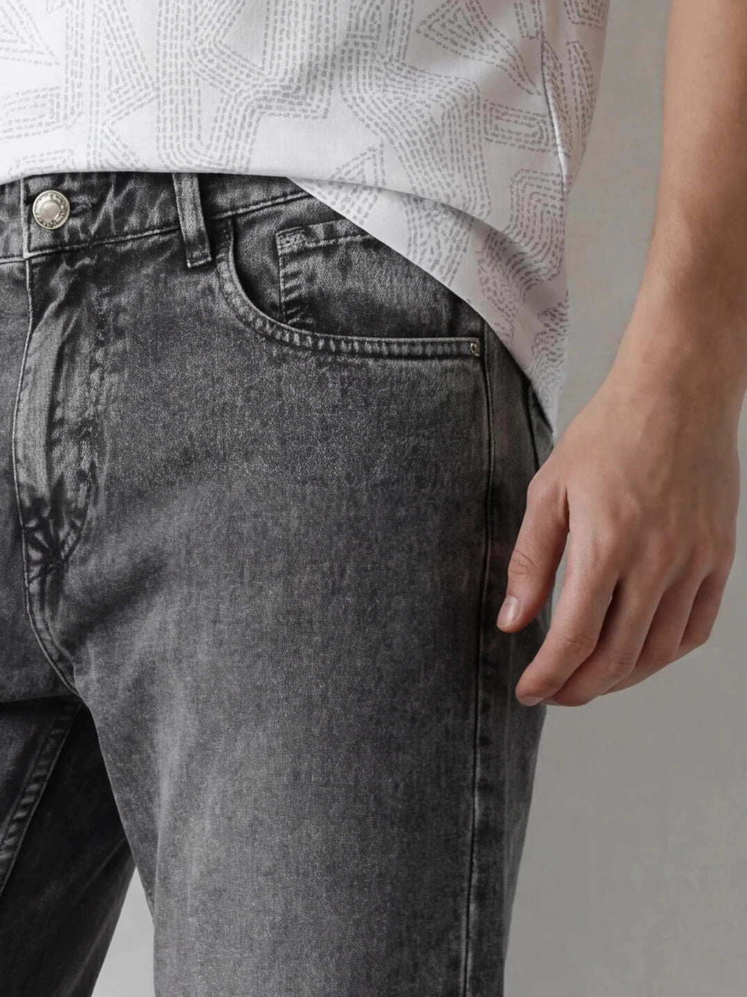 Classic Anti Fit Denim Jeans | Grey