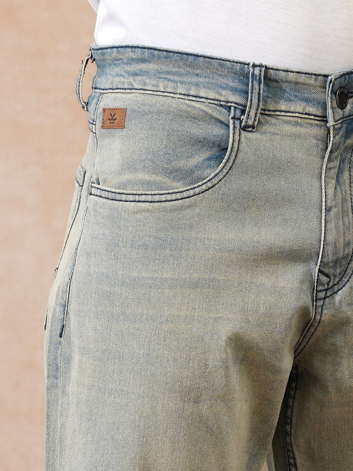 Faded Loose Fit Jeans | Light Blue