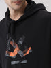 Wrogn Script Hooded Oversized T-Shirt