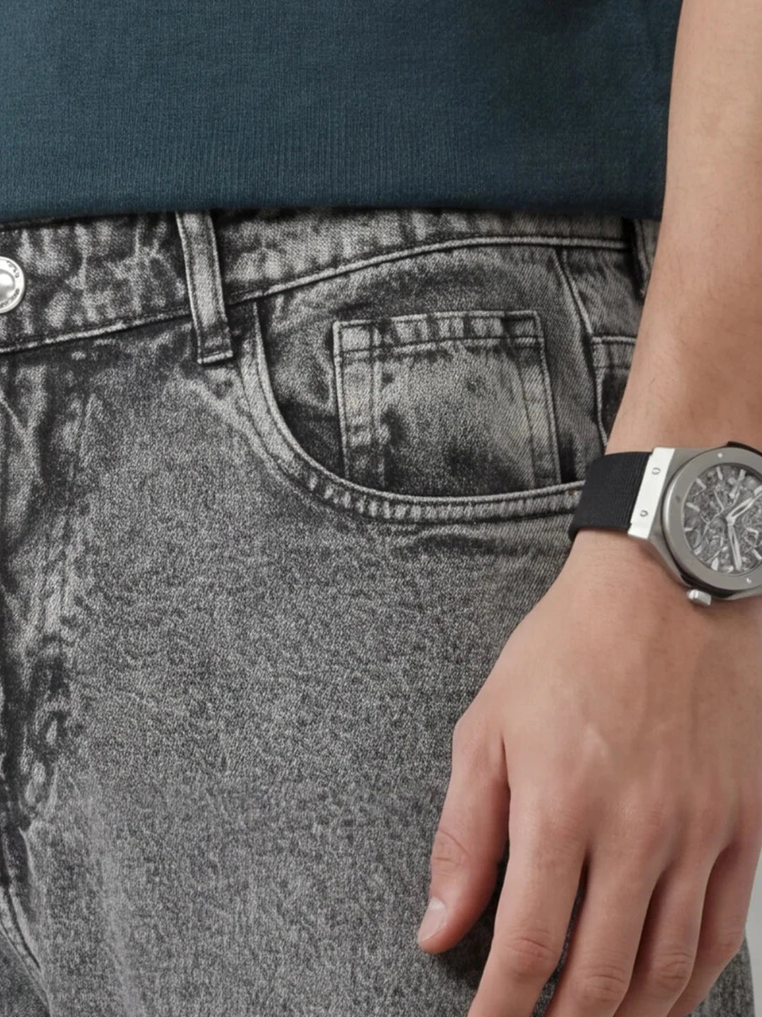 Anti Fit Denim Jeans | Grey