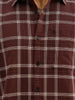 Classic Slim Fit Checkered Shirt | Wine
