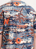 Classic Oversized AOP T-Shirt  | Navy Blue
