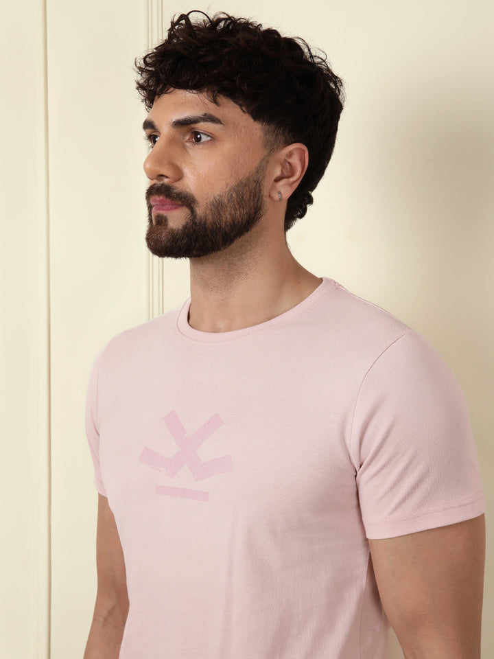 Washed Slim Fit T-Shirt | Pink