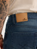 Faded Slim Fit Denim Jeans | Dark Blue | WVJN2743F