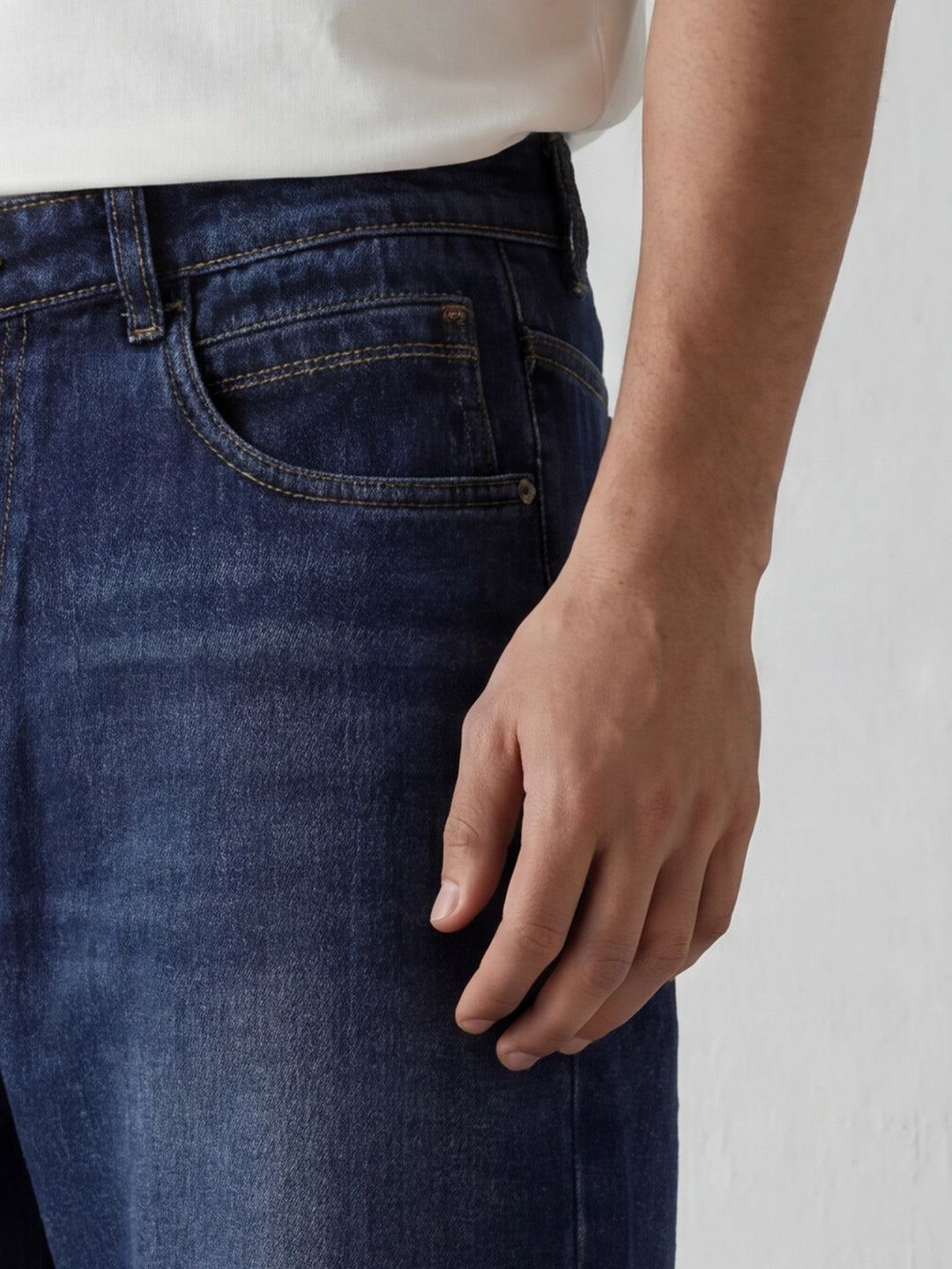 Loose Fit Denim Jeans | Blue