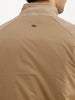 Slim Fit Pannel Zipper Jacket | Beige